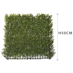 Matonella Mirto. Larghezza 50 Cm - Pezzi 1 - 50X50X5cm - Colore: Bianco - Bianchi Dino - Piante Artificiali