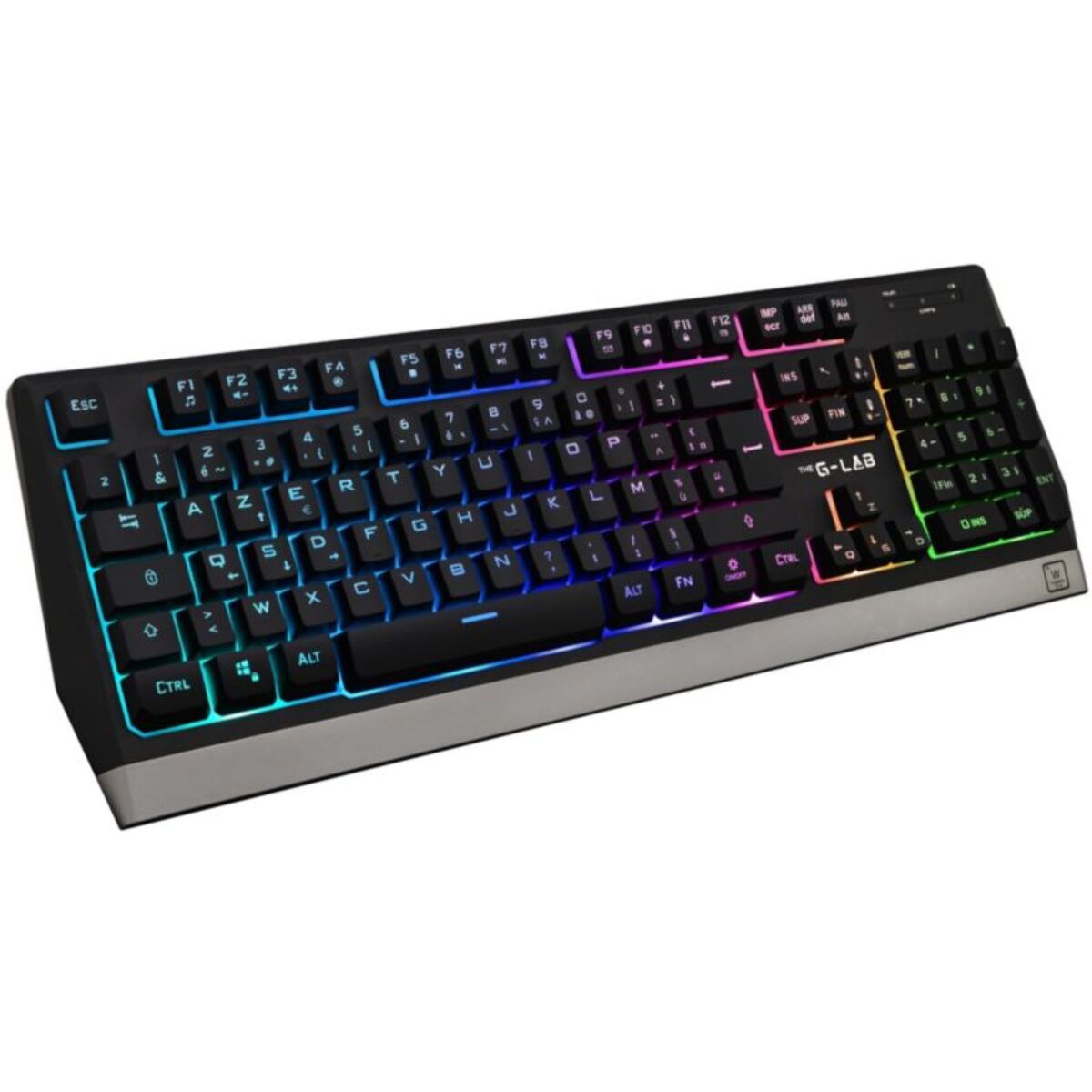 Clavier gamer sans fil THE G-LAB KEYZ-TUNGSTEN -FR