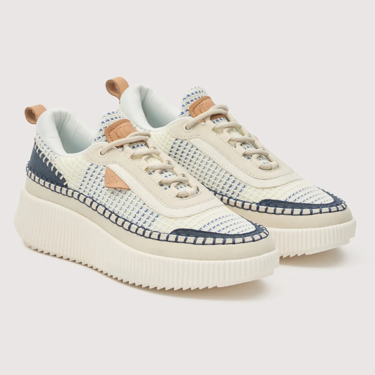 Zapatillas Plataforma Azul Marino - Treviso