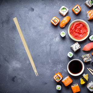 Lot de 10 baguettes en bambou Fackelmann Asia Line