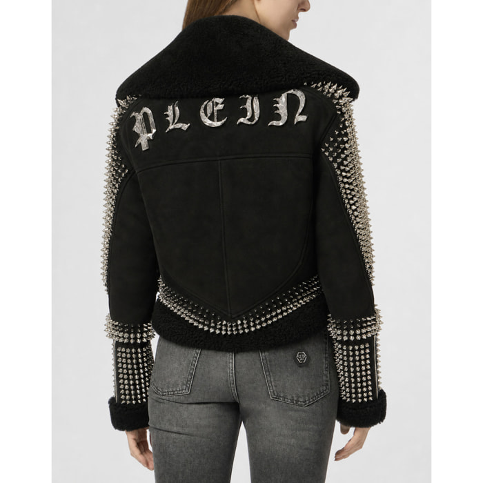 PHILIPP PLEIN Chaqueta de cuero