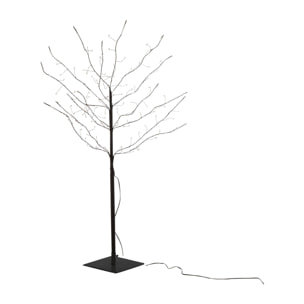 J-Line décoration Arbre Nu - métal - noir - medium - LED
