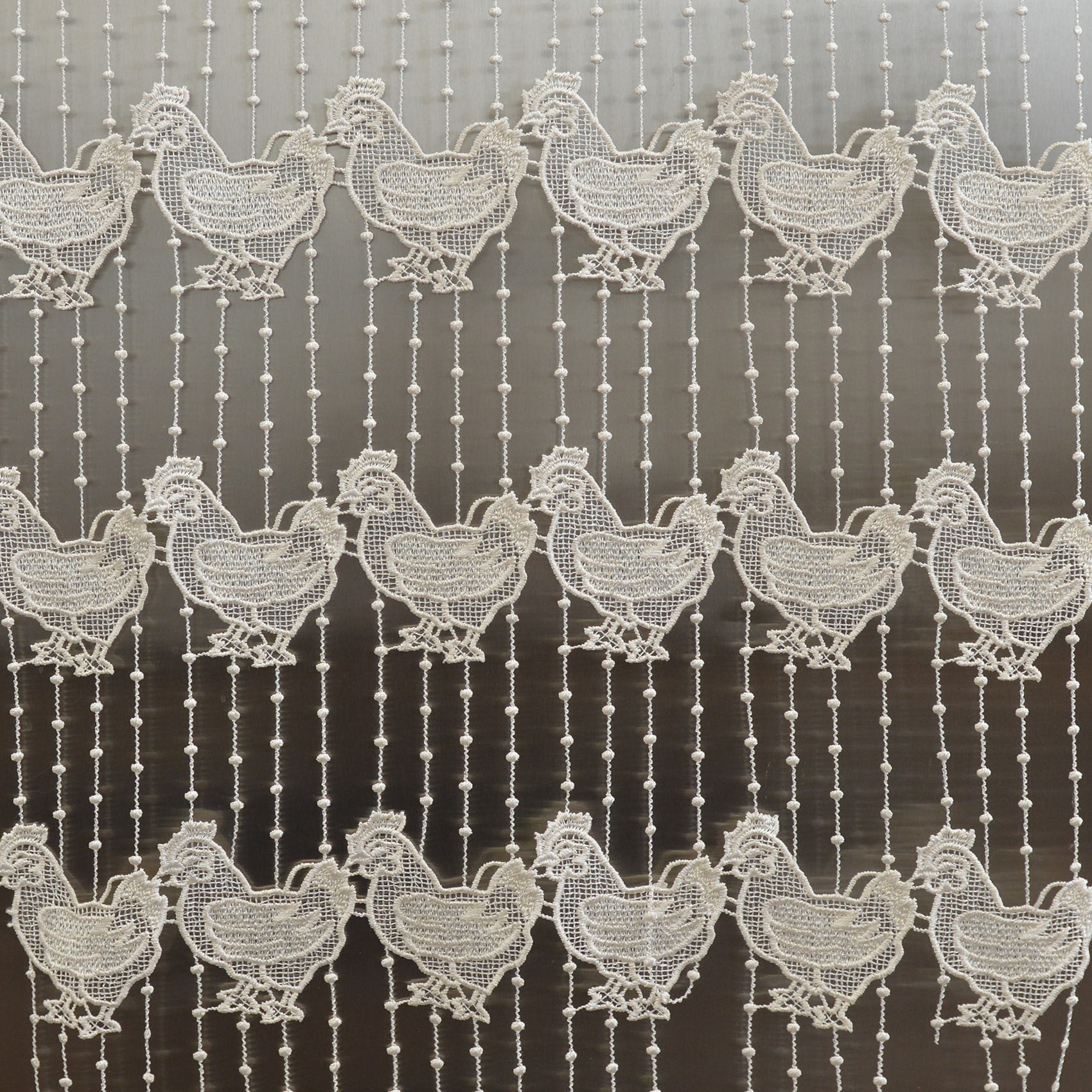Modulable en macramé - Ecru