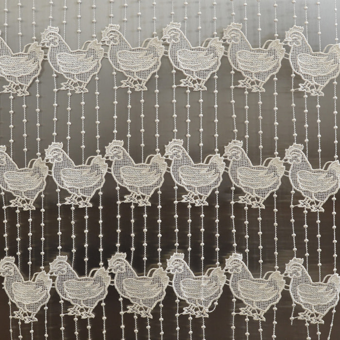 Modulable en macramé - Ecru