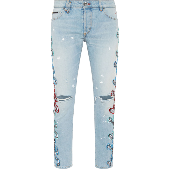 PHILIPP PLEIN Jeans Skinny Fit SKULL