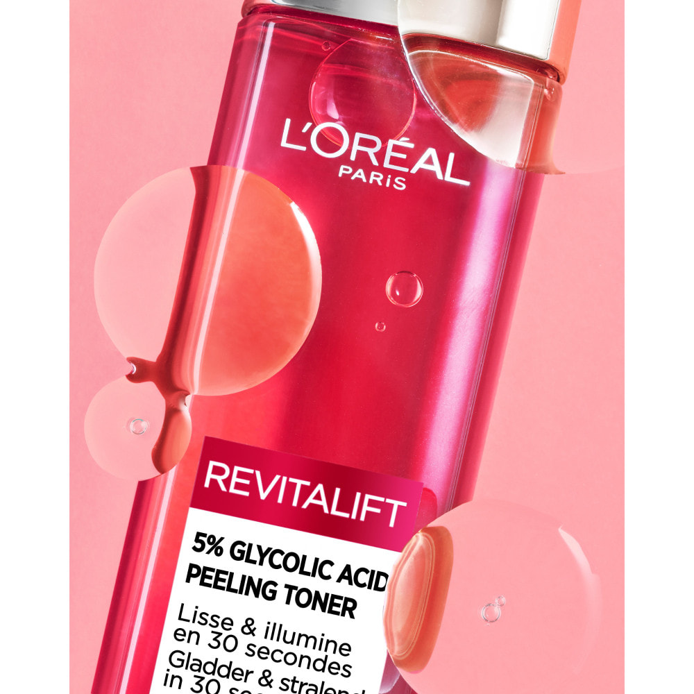 L'Oréal Paris Revitalift Lotion Effet Peeling lissante et exfoliante à l'Acide Glycolique 5% 180 ml