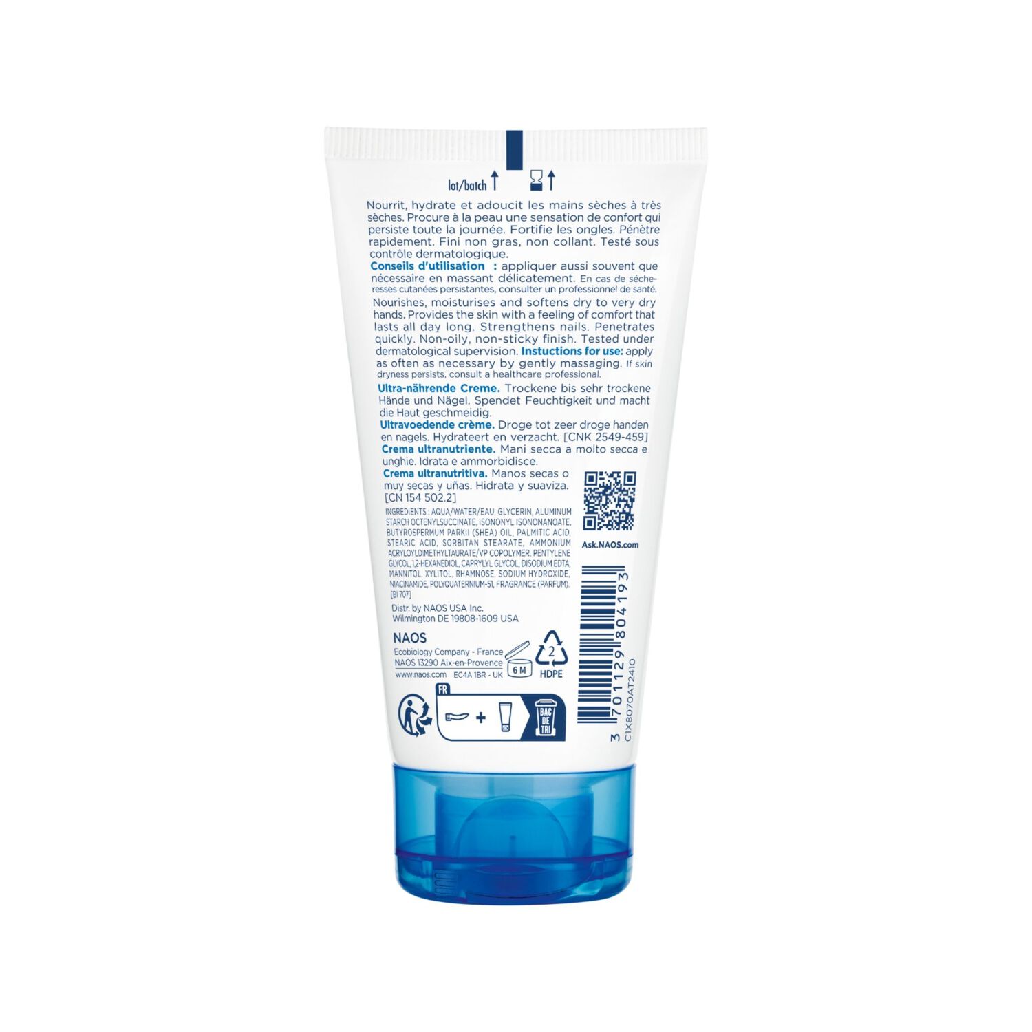 Atoderm - Crème Ultra Nourrissante Mains & Ongles 50 ml