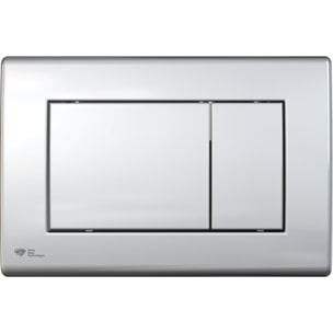 Plaque de commande en plastique, Chrome brillant (SATAT21)