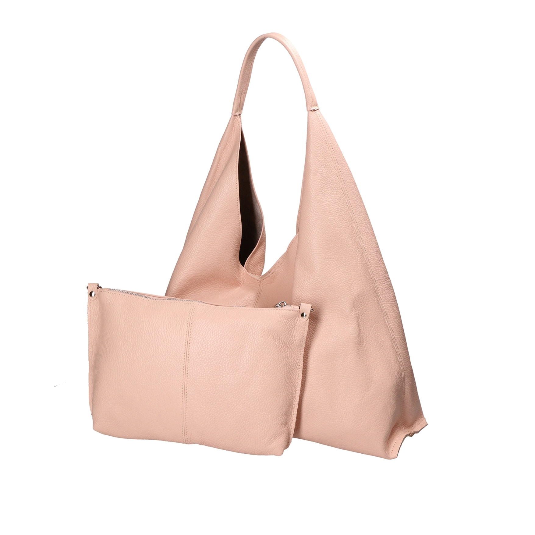 Borsa a spalla da Donna Ginger in Vera Pelle Made in Italy 25x14x13 cm