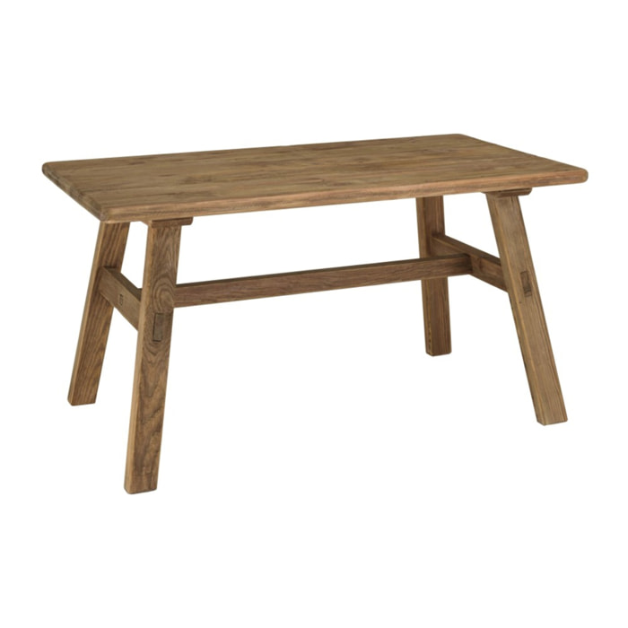 SANDY - Table à manger 140x75cm bois Pin recyclé