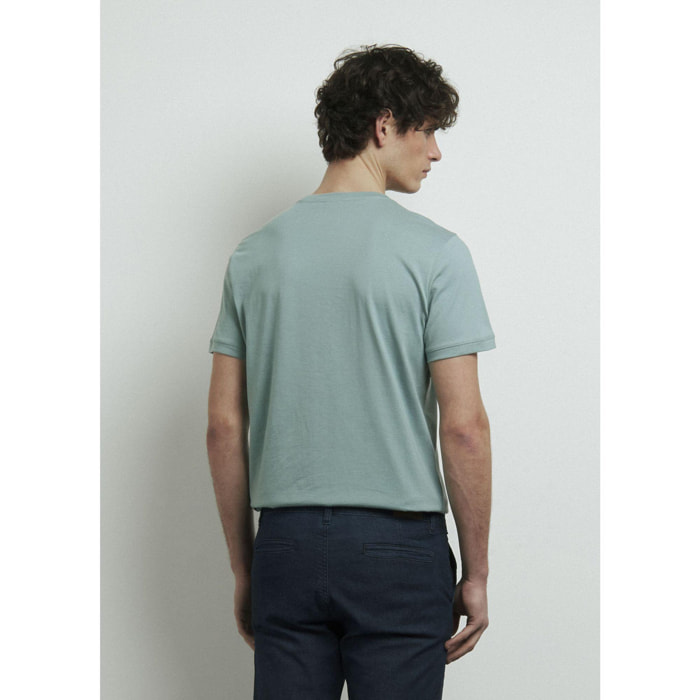 T-SHIRT VERDE ACQUA CONBIPEL