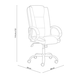 Silla de oficina Atlas Blanco