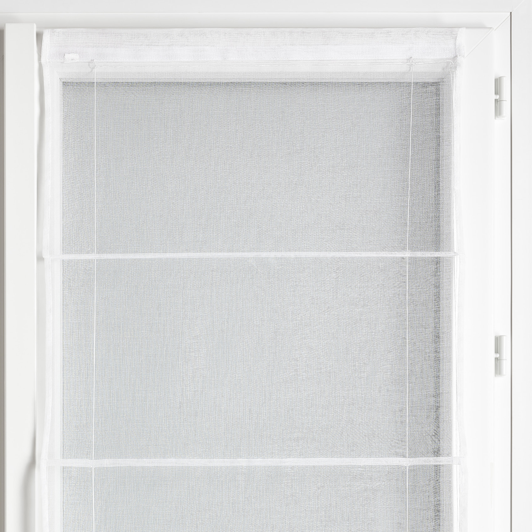 Store bateau en étamine blanc - Blanc