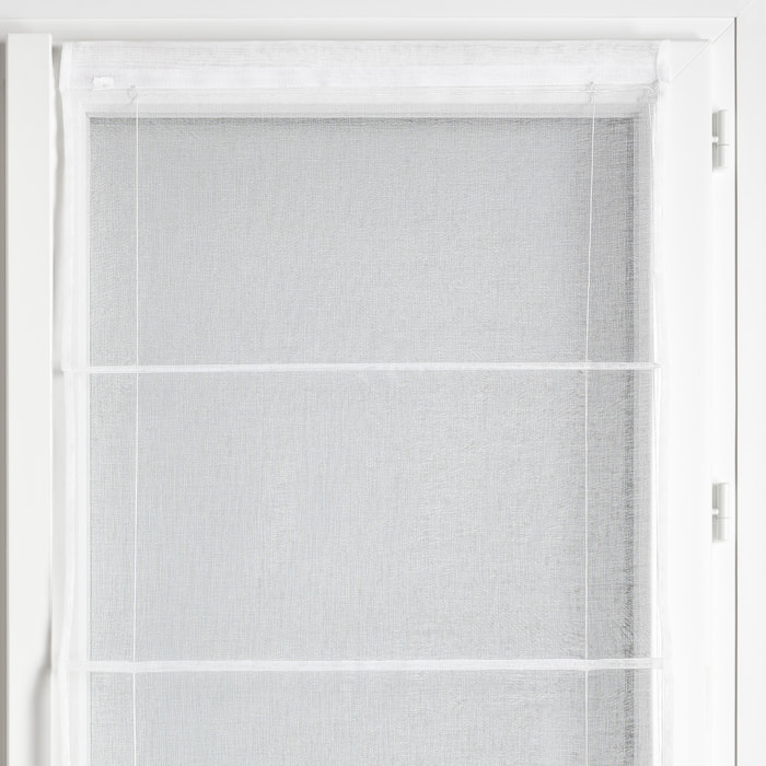 Store bateau en étamine blanc - Blanc