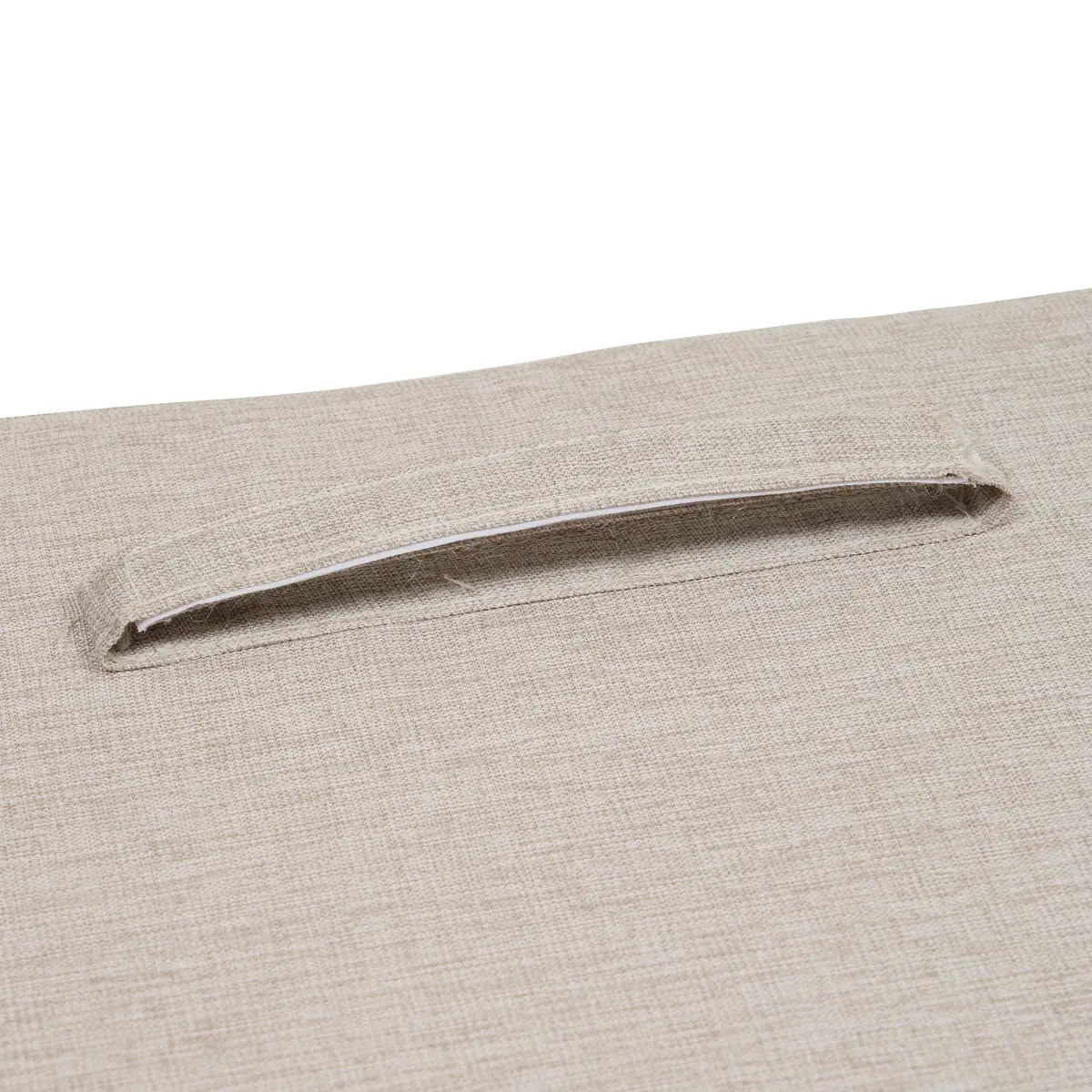 Coffre de rangement 100L avec assise Lodgia beige acacia