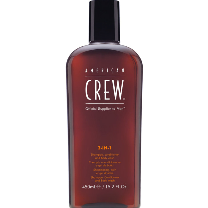 Classic 3 in 1 - Shampooing Après-Shampooing et Gel Douche 450 ml