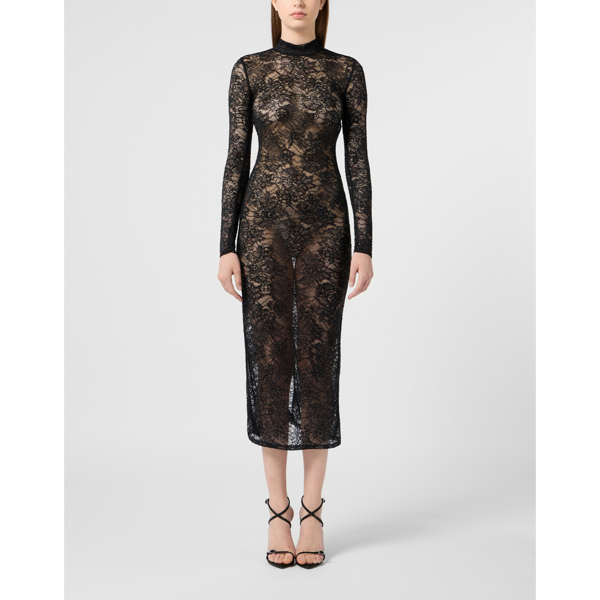 PHILIPP PLEIN Vestido largo MONOGRAM