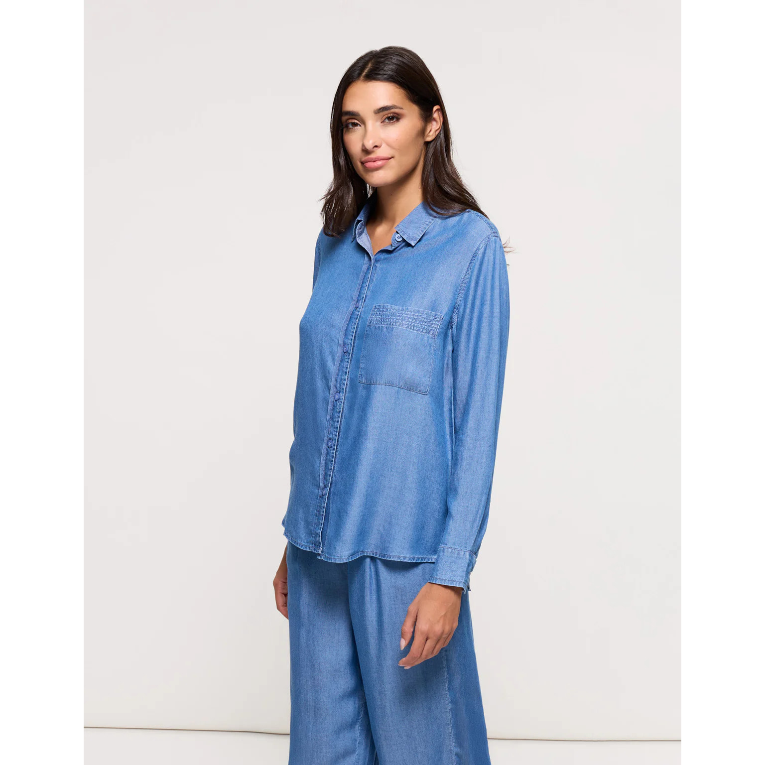 Camisa Manga Larga Denim - Daphne