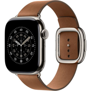 Bracelet APPLE 42 mm - Large Boucle moderne caramel