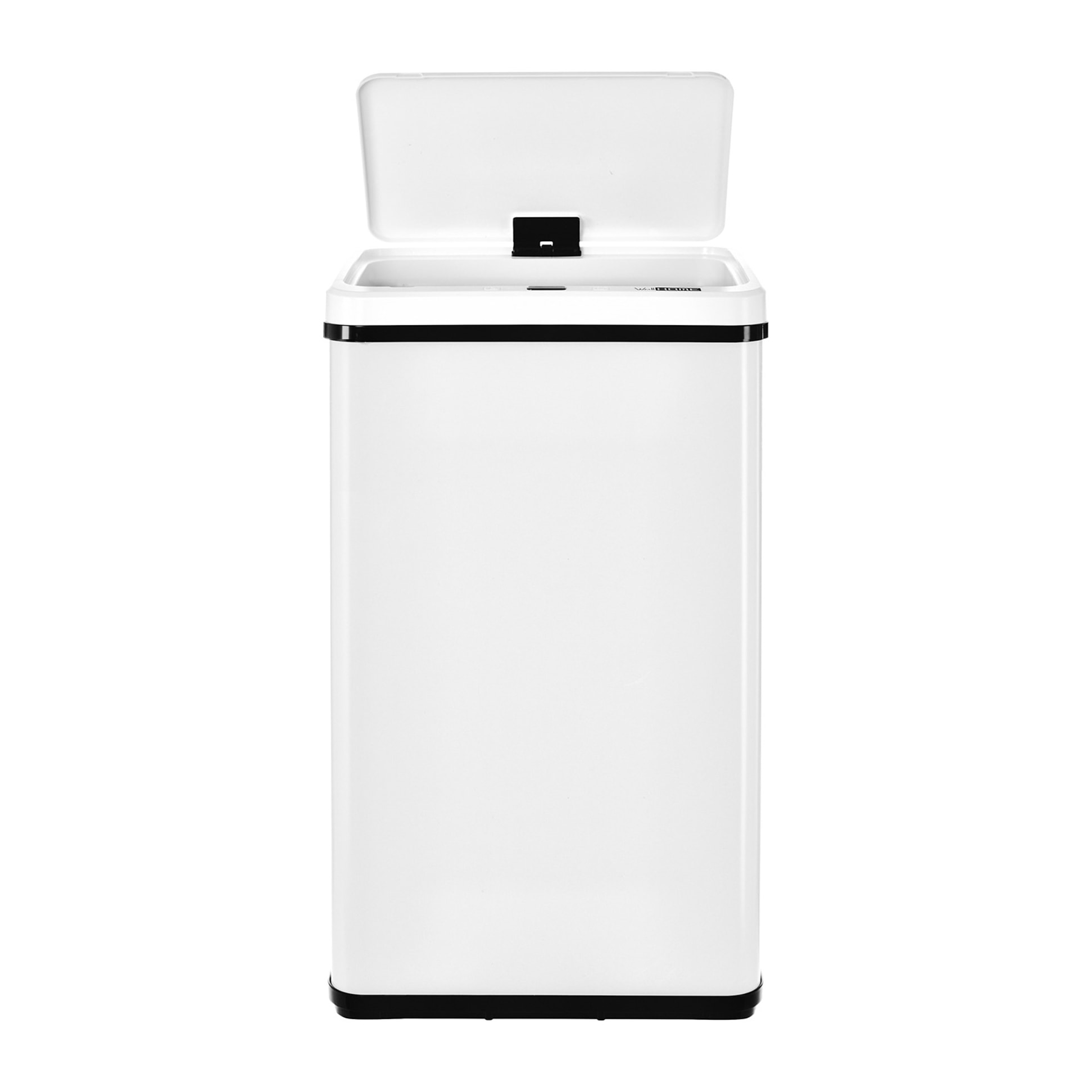 Well home - cubo de basura inteligente sin patas con apertura automática o contacto manual, blanco.
