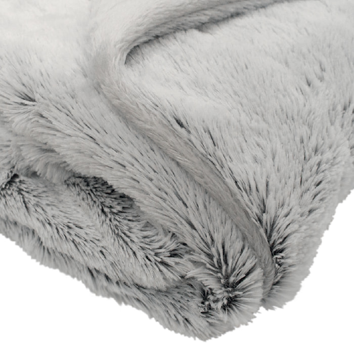 Couverture snow doublée Microdoux - Gris souris