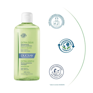 Ducray - Extra-Doux - Shampooing Dermo-Protecteur - Cheveux Normaux et Délicats Pompe - Shampooing Dermo-Protecteur / Dermo-Protective Shampoo