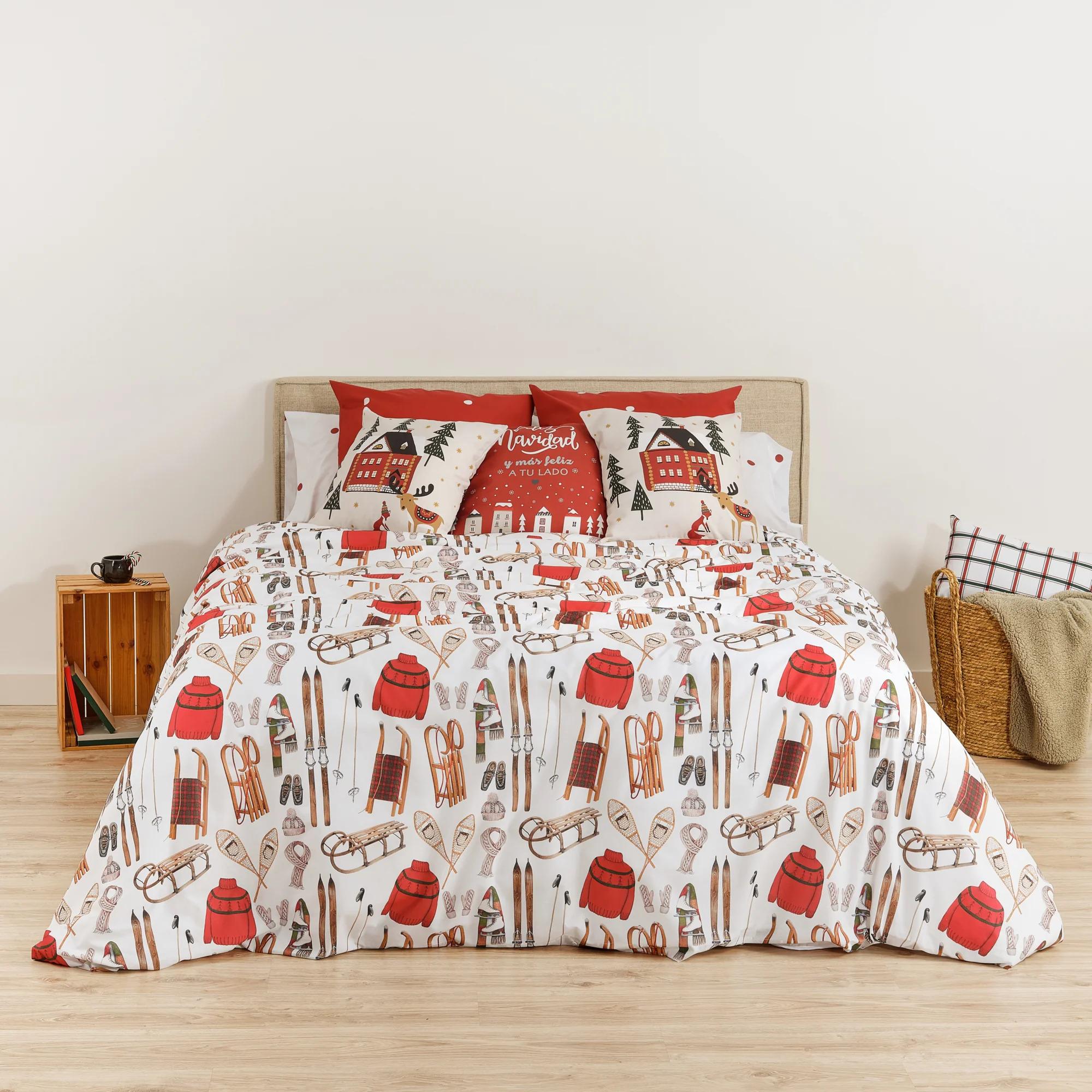 Housse de couette avec clics 100% coton Laponia 59