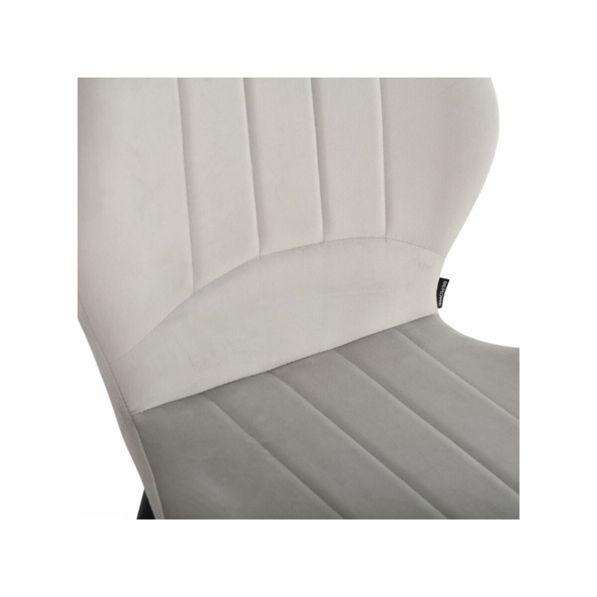Chaise de bar en velours avec pieds en métal noir - FAUSTINE 2