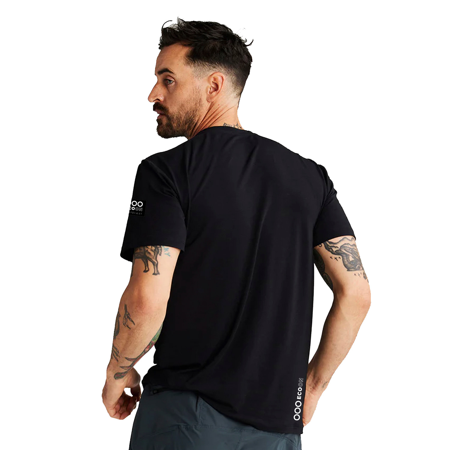 Camiseta ECOON modelo La Campetoise en color Negro