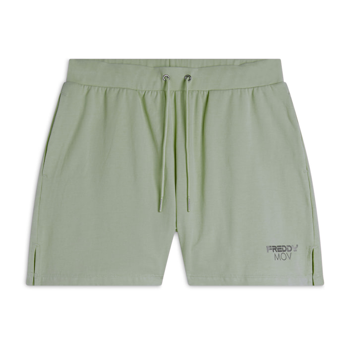 Pantaloncini Sportivi con Spacchi Laterali