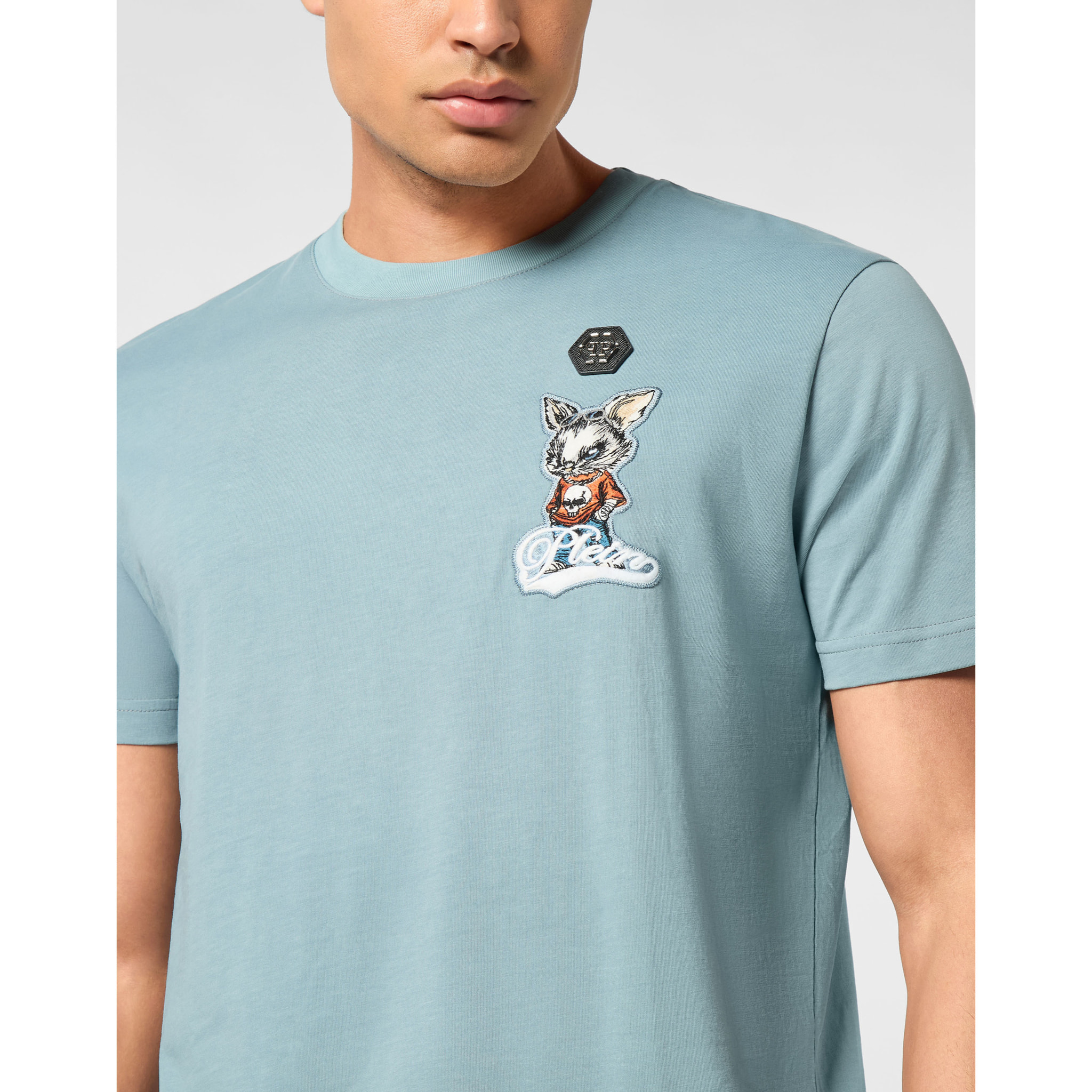 PHILIPP PLEIN T-Shirt Round Neck Ss SIGNATURE