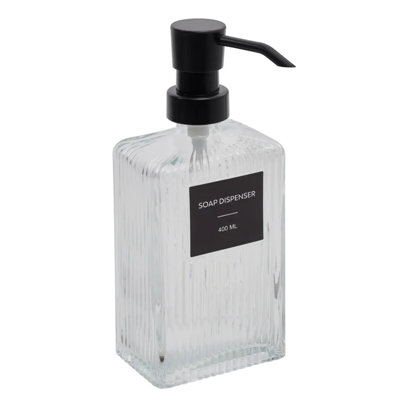 Distributeur de savon 400 ml transparent