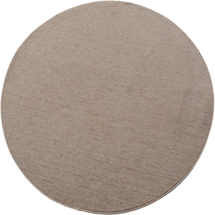 HELIX - Tapis moderne rond effet laine bouclé beige