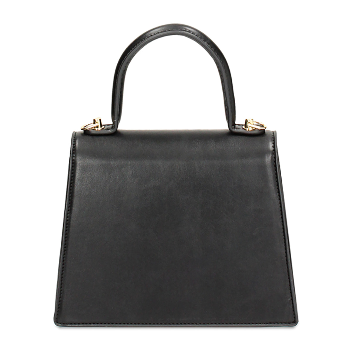 Minibolsa negra con clip