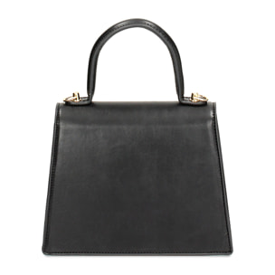 Minibolsa negra con clip