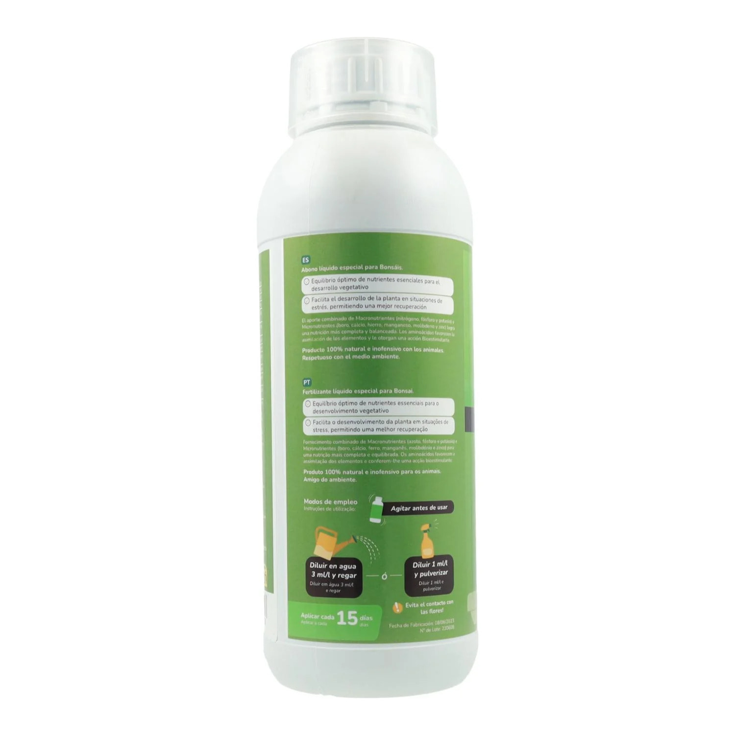 Abono Líquido Bonsáis Planeta Huerto 1 l
