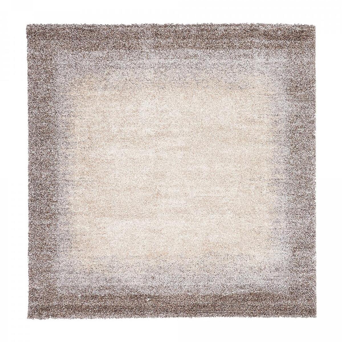 Tapis épais et moelleux Kude, motif faux uni