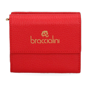 Portafoglio  da donna In Vera pelle Made in Italy 11x8,5x4 cm