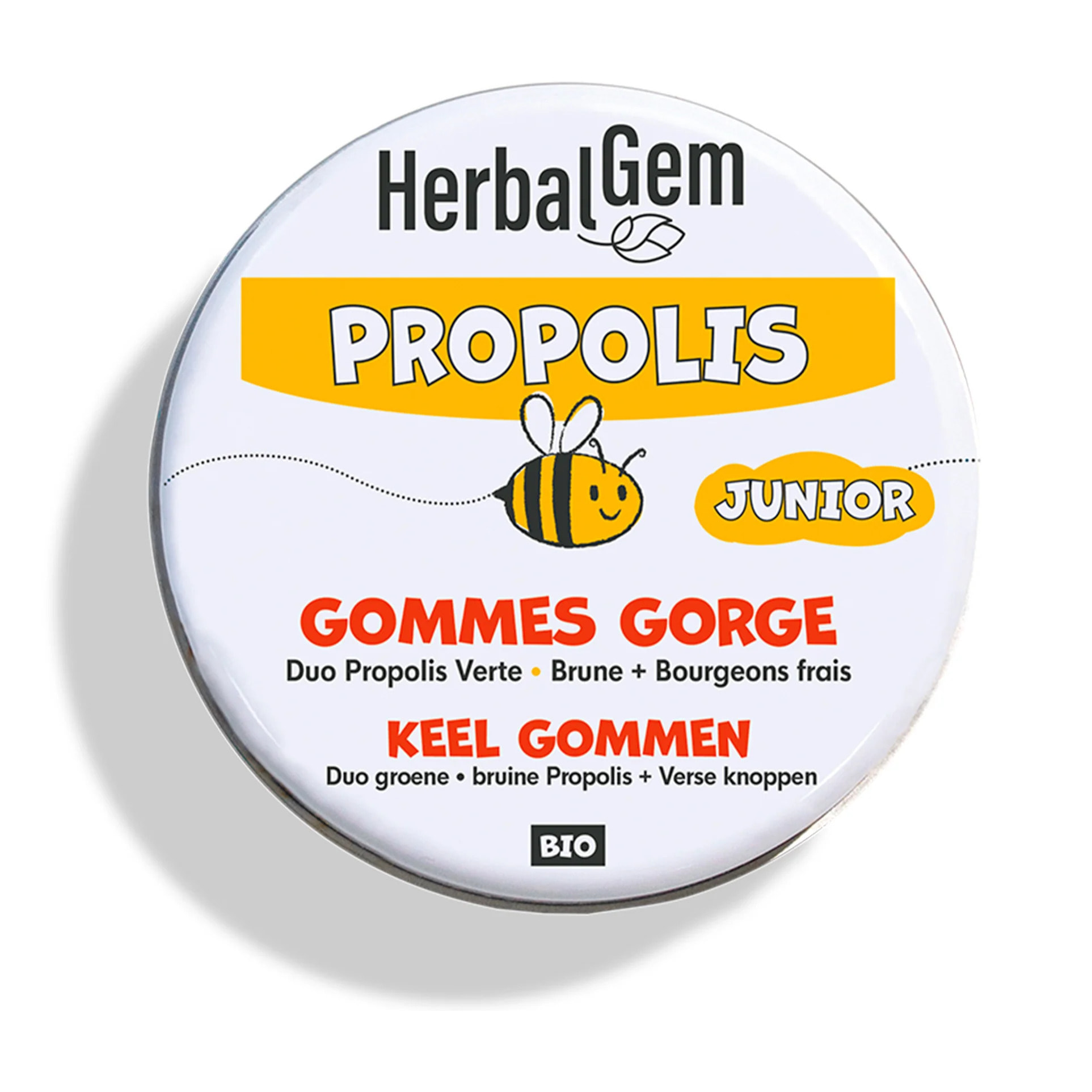 Herbalgem- Propolis junior gommes gorge - Bio - 45 g
