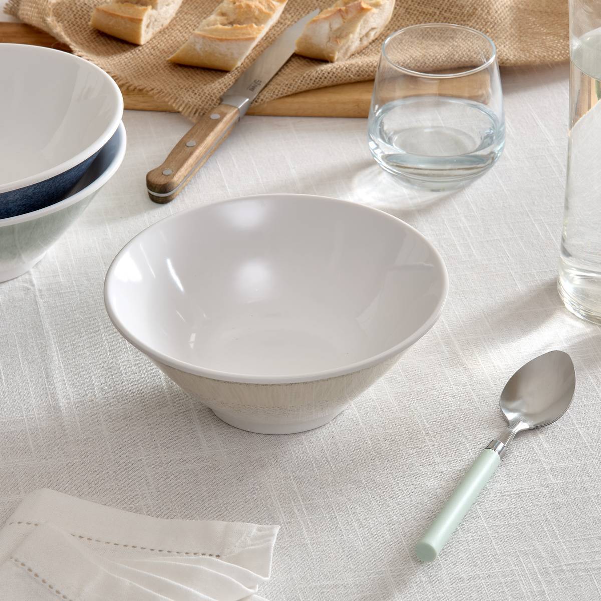 Saladier Solene D18,8cm beige