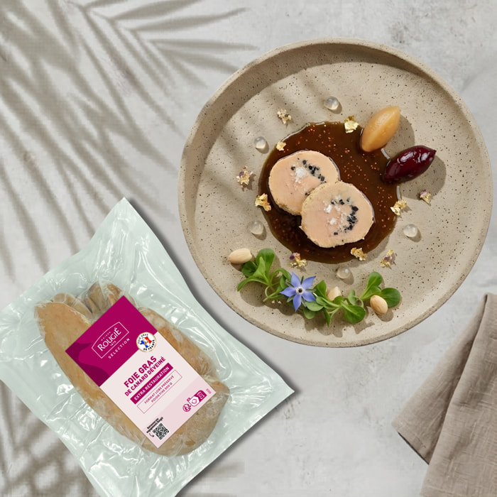 Foie gras de canard cru surgelé - 500g