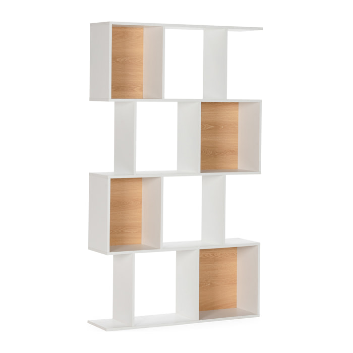 Estantería Nagato 8 huecos color Blanco