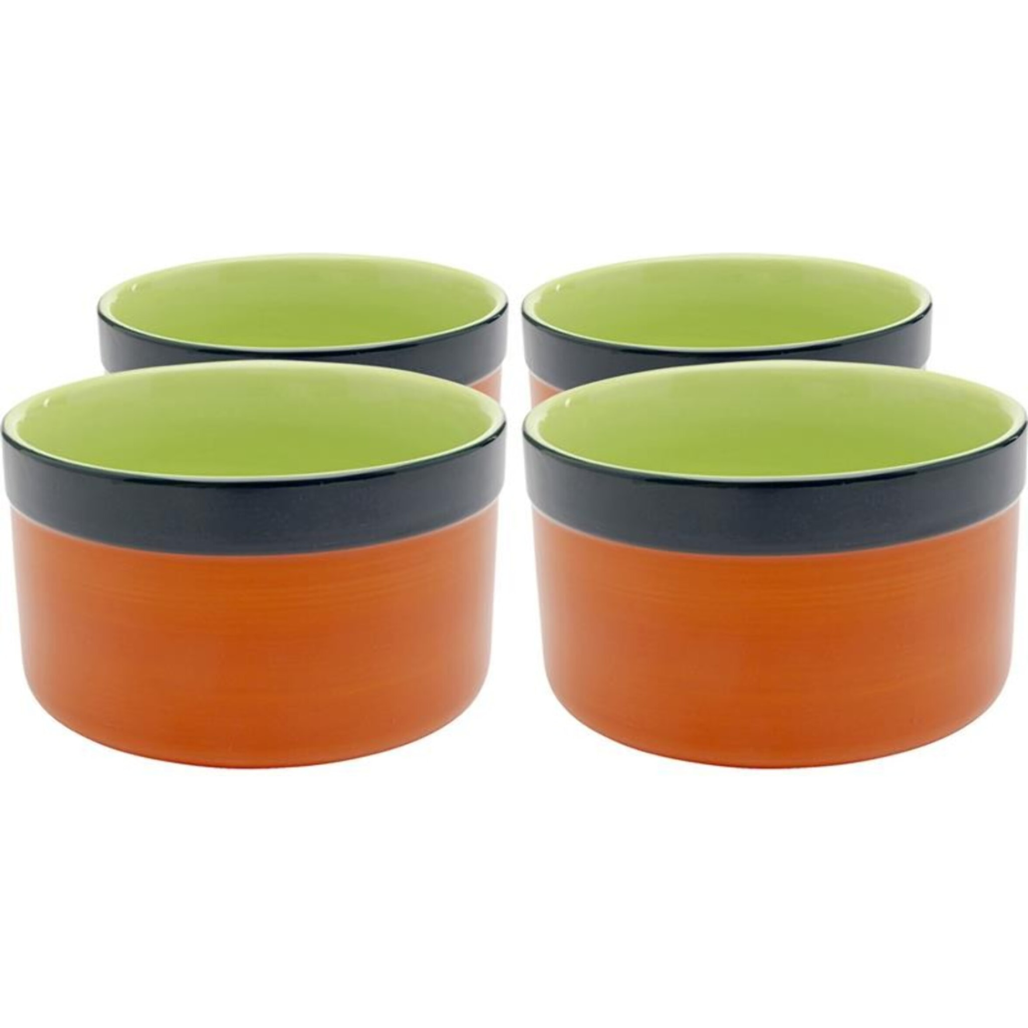 Bols Capri 11cm orange set de 4 Kare Design
