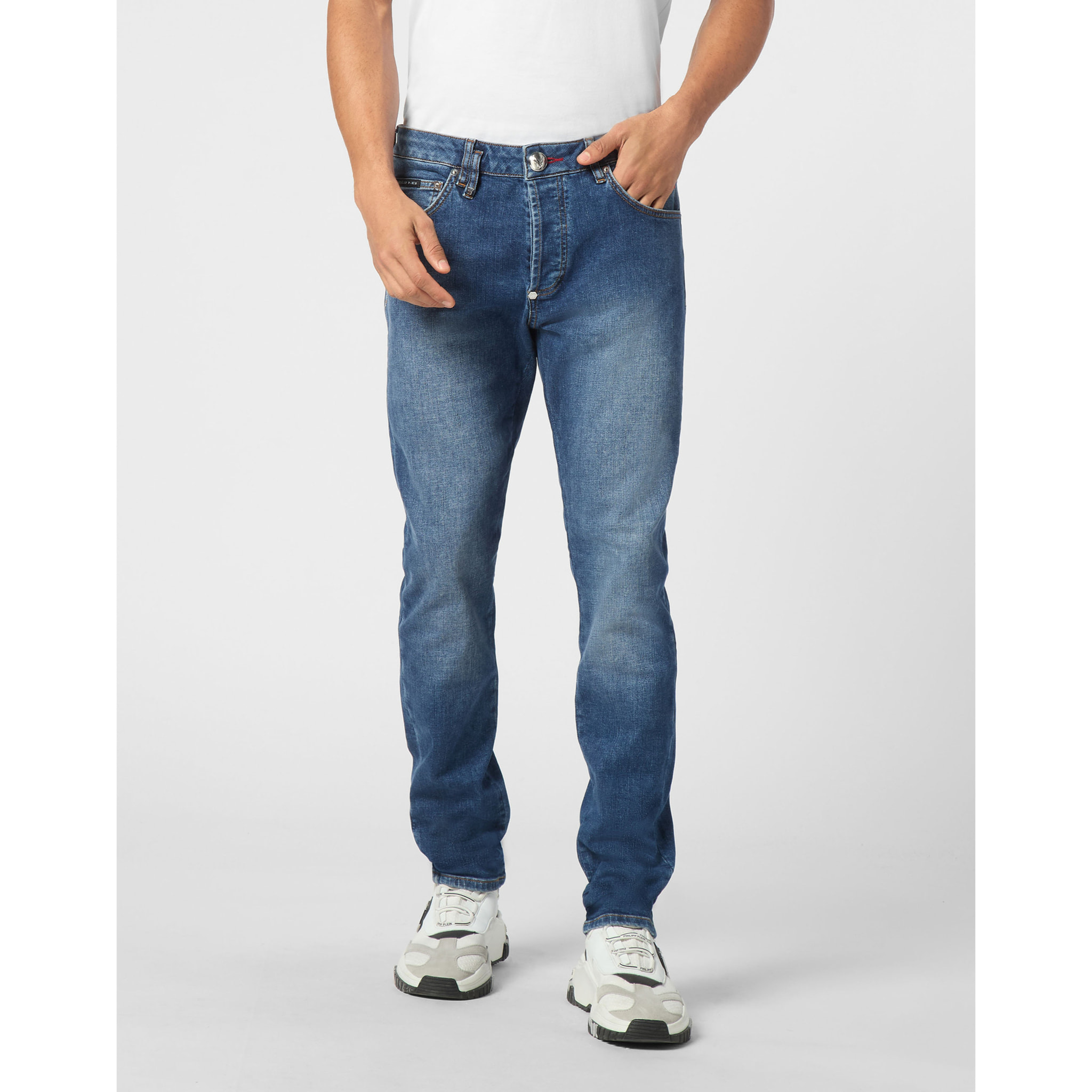 PHILIPP PLEIN Jeans Straight Cut RACING