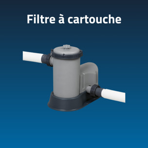 Bestway Piscine hors sol tubulaire ronde Bestway Steel Pro Max 549 x 122 cm décor pierres