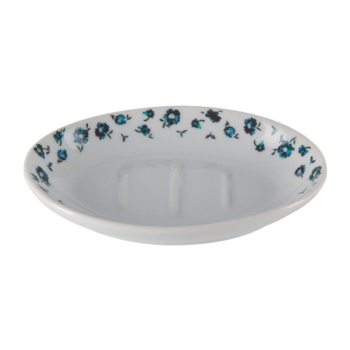 Porte savon porcelaine EVE Bleu Spirella