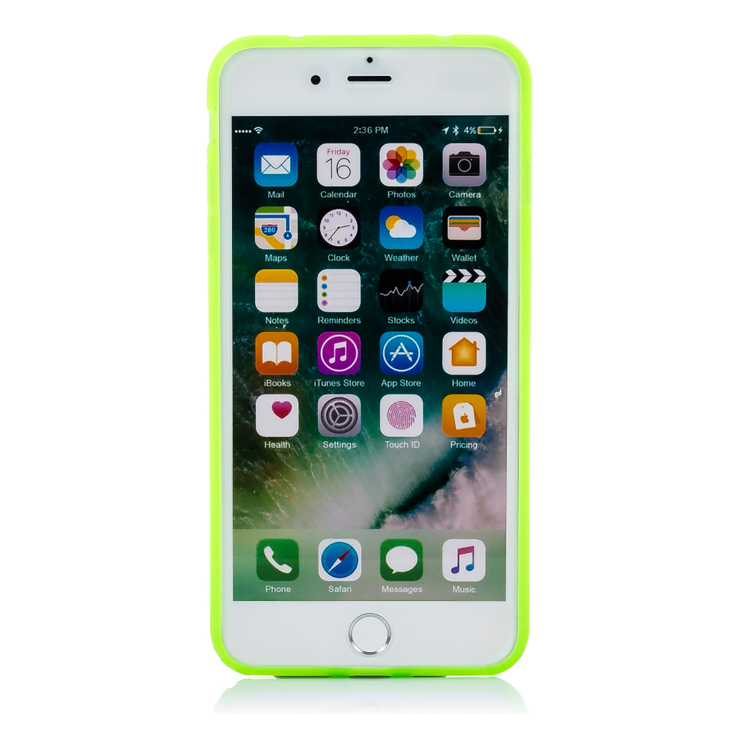 DAM CUSTODIA IN TPU TRASPARENTE PER IP7 PLUS / 8 PLUS 815 Cm. Colore verde