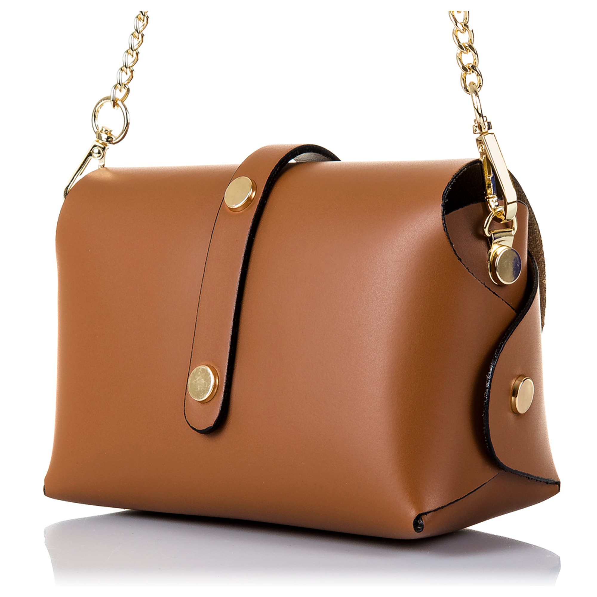 Aurora Borsa a tracolla Donna.Pelle autentica Ruga