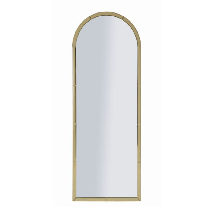 SPECCHIO DA MURO BAKU ORO CM 55X2X150 (MISURA SPECCHIO CM 49X144)