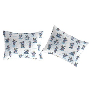 2 Fundas de almohada 50x75 cm TETIS YOGA - 100% algodón -